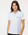 Ladies' Saratoga Mini Mesh Polo