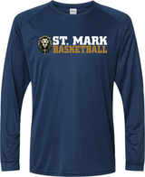 St. Mark Catholic Basketball L/S Performance Tee w/ UPF 50+