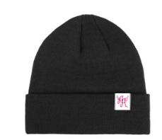 Custom Beanie with Cuffed Woven Label