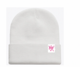 Custom Beanie with Cuffed Woven Label