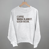 Coffee Warm Blanket Good Book