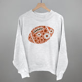 Floral Football Orange