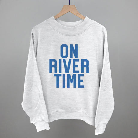 On River Time Block Letters