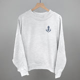 Anchor Doodle (Navy Blue) (Left Chest)