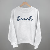 Beach (Blue Script)