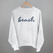 Beach (Blue Script)