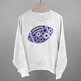 Floral Football Purple