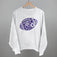 Floral Football Purple