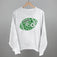 Floral Football Green