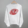 Floral Football Red