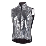 Nalini MIRROR Men's Wind Vest (Silver) S-3XL