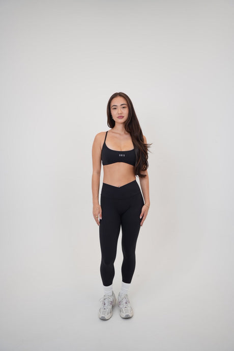 My Time Is Divine Black Cross-Back Butter Soft Bra