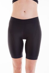 Alii Lifestyle Giada Black Compression Bike Short - 9 Inch (X-Large)