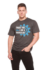 Trust Me I'm a Engineer Dad Men's Bamboo Viscose/Organic Cotton Short Sleeve Graphic T-Shirt
