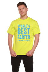 World's Best Farter Men's Bamboo Viscose/Organic Cotton Short Sleeve Graphic T-Shirt