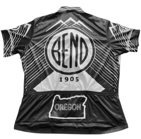 Women's Bend Oregon BLACK Cycling Jersey (S, M, L, XL, 2XL, 3XL)