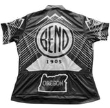 Women's Bend Oregon BLACK Cycling Jersey (S, M, L, XL, 2XL, 3XL)