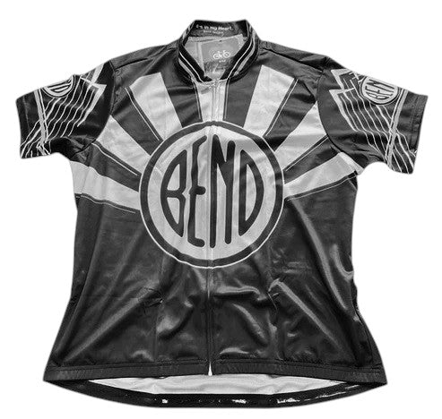 Women's Bend Oregon BLACK Cycling Jersey (S, M, L, XL, 2XL, 3XL)