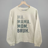 Ma Mama Mom Bruh Blue Gradient Text