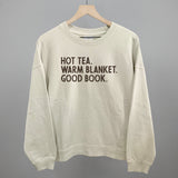 Hot Tea Warm Blanket Good Book