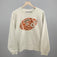 Floral Football Orange