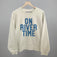 On River Time Block Letters