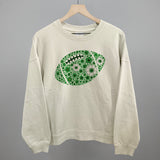 Floral Football Green