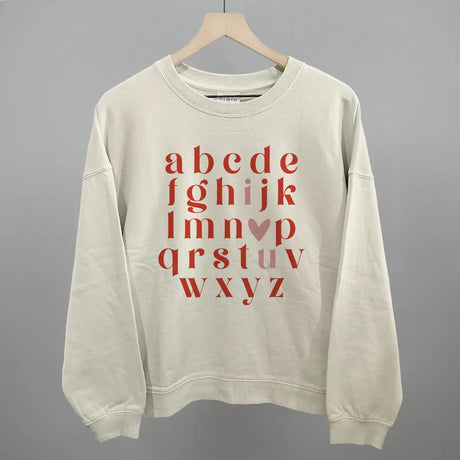 I Heart U Alphabet