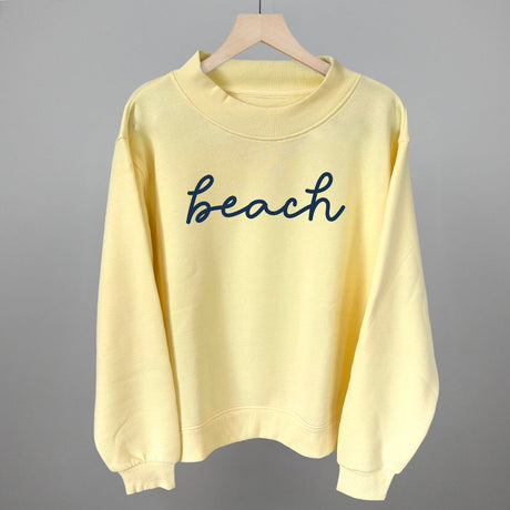 Beach (Blue Script)