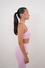 I Am Glowing Pink Blossom Quick Dry Butter Bra