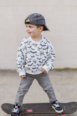 Spooky Bro Bamboo Bubble Romper or Crewneck Sweatshirt