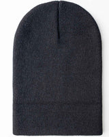 CS100 HAAKWEAR Traditional Silent Cuffed Beanie, Charcoal Black