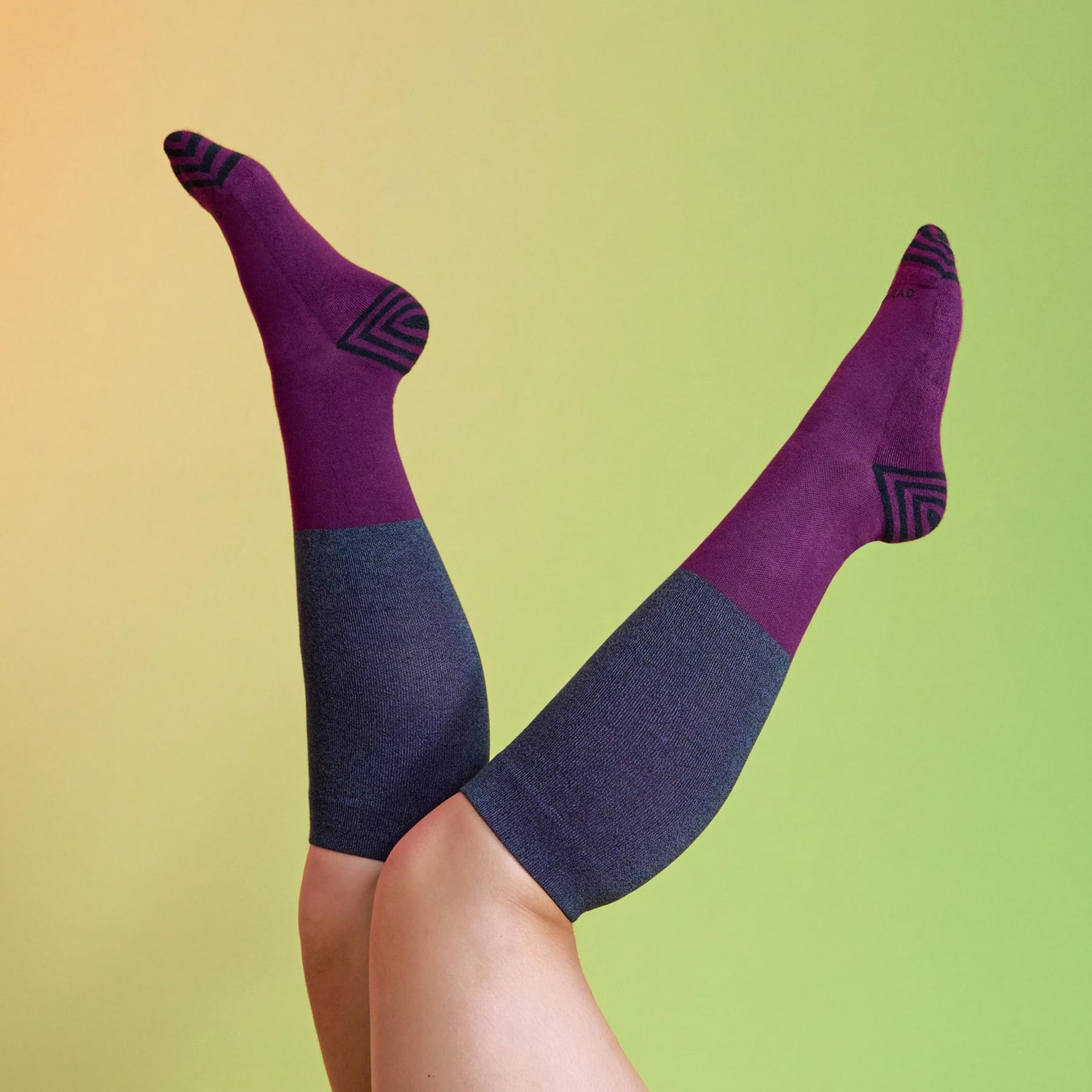 CloudCotton Compression Socks – Colorblock