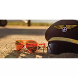 "Captain Blunt's Red-Eye" MACH G Polarized Sunglasses