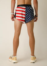 Men's USA 2" Half Split Shorts (XS, S, M, L, XL)