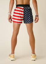 Men's USA 4" Half Split Shorts XS S M L XL