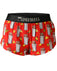 Women's Burritos 1.5" Split Shorts (Red)