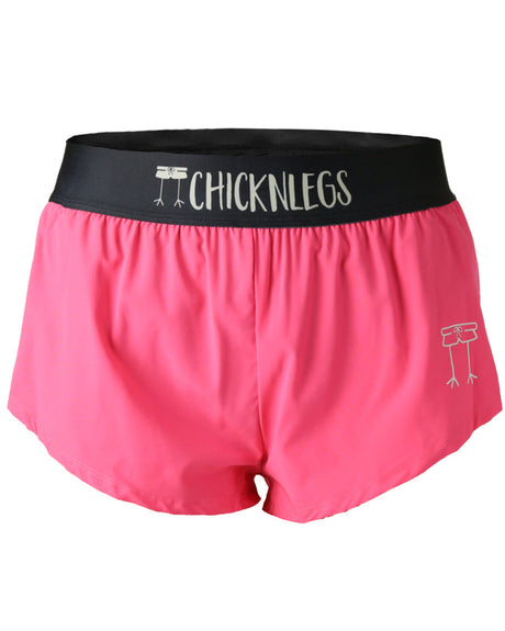 Women's Neon Pink 1.5" Split Shorts (XXS-XL)