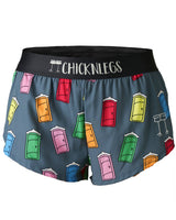Women's Porta Potty 1.5" Split Shorts (Navy)
