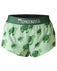 Women's Sea Turtles 1.5" Split Shorts (Blue/Green)