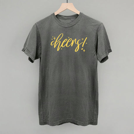 Cheers Gold Script + Sparkles