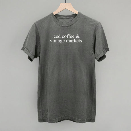 Iced Coffee And Vintage Markets