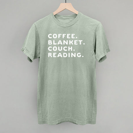 Coffee Blanket Couch Reading
