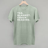 Tea Blanket Couch Reading