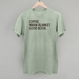 Coffee Warm Blanket Good Book