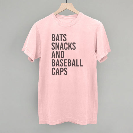 Bats, Snacks, And Baseball Caps