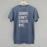 Sorry Can't Cheer Bye