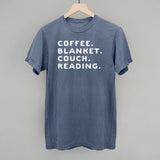 Coffee Blanket Couch Reading