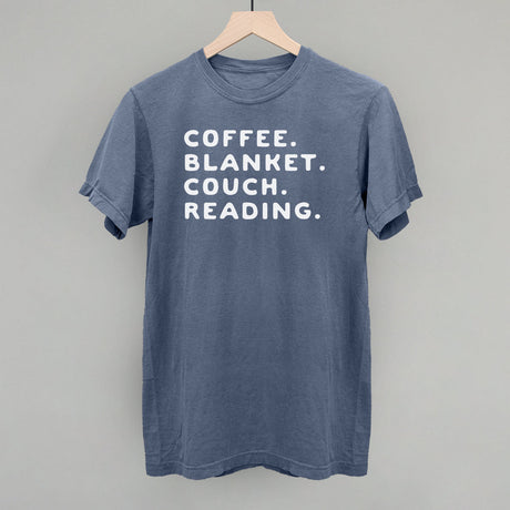 Coffee Blanket Couch Reading