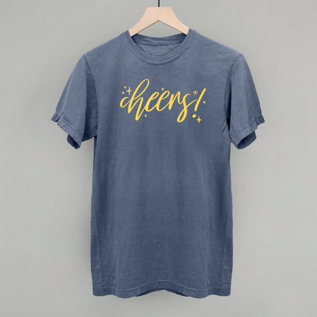 Cheers Gold Script + Sparkles